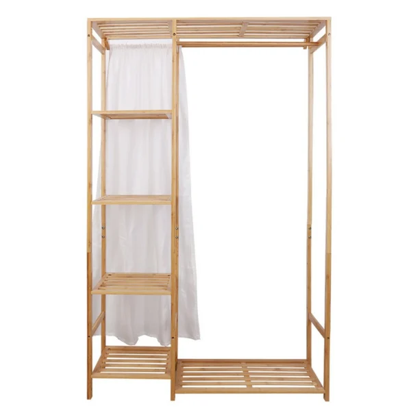 Open Wardrobe Clothes Rail Rack Hanging Garment Heavy Duty Organiser Coat Shelf