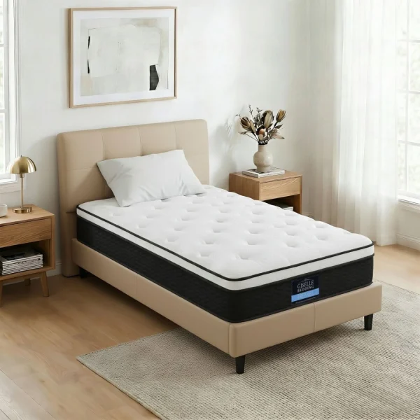 Giselle Bedding King Single Euro Top Mattress – 21 cm
