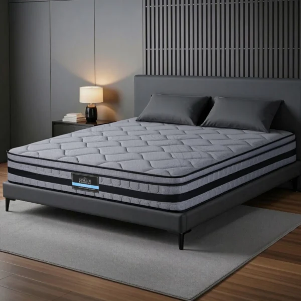 Giselle Bedding 34 cm Queen Mattress Hybrid, Pocket Spring Bed Mattress