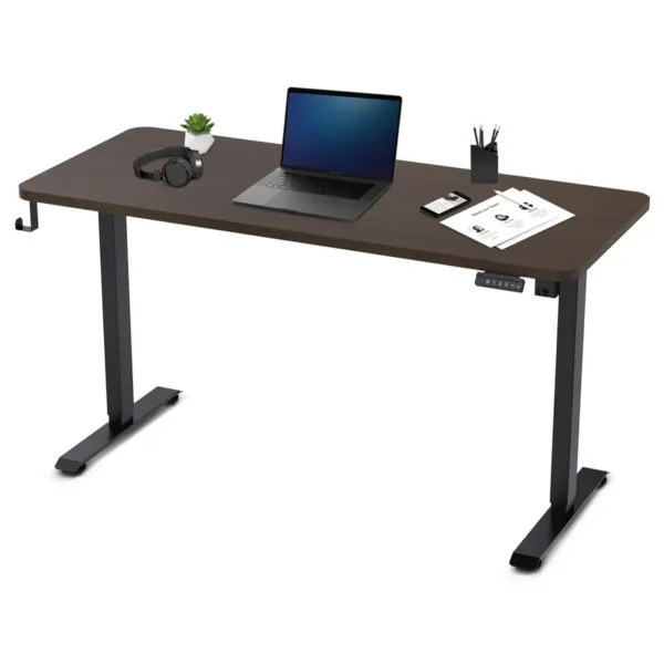 Lifespan Fitness ErgoDesk Electric Standing Desk 140 cm (Walnut/Black)