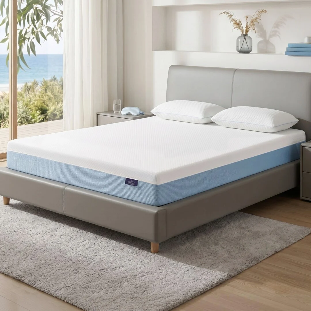 Giselle 22 cm Cooling Gel Memory Foam Mattress Queen Medium Firm