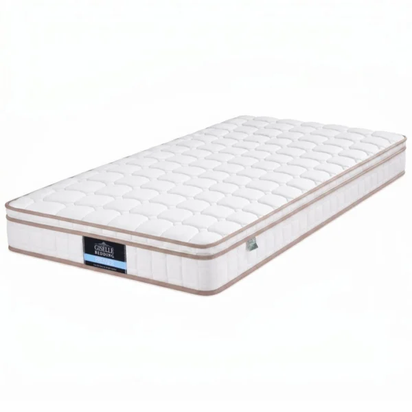 Giselle 20 cm Firm King Single Mattress Pocket Spring for Bedroom or Guest Room