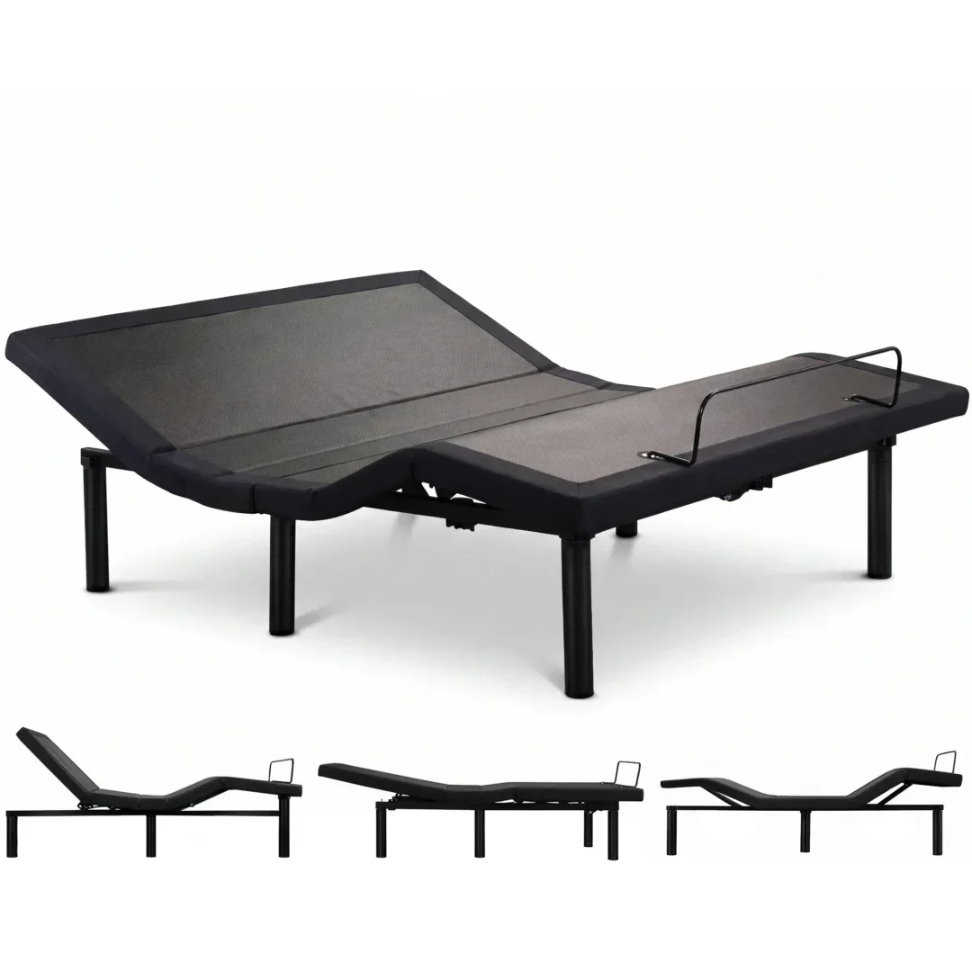 Therapedic Motion Adjustable Queen Bed Base with Wireless Remote