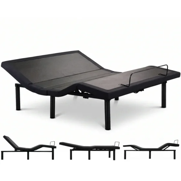 Therapedic Motion Adjustable Queen Bed Base with Wireless Remote