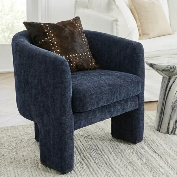 Interior Ave – Memphis Accent Chair – Midnight Blue