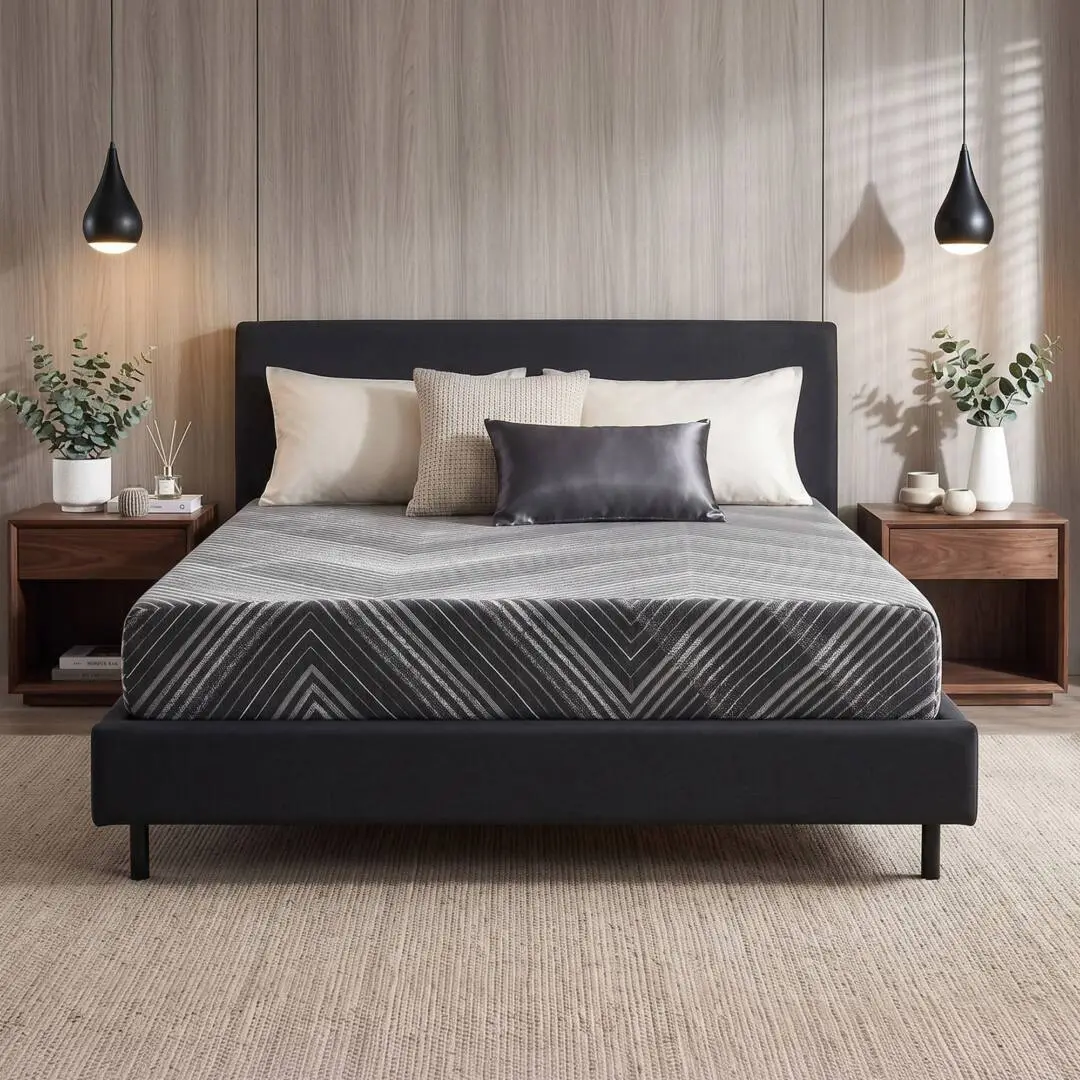 Giselle 25 cm Double Memory Foam Mattress Gel Infused Foam Removable Cover