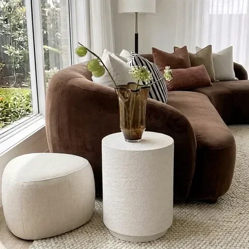 Interior Ave – Muse Textured Side Table – Fossil