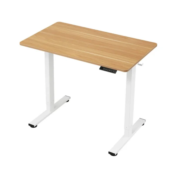 Artiss Standing Desk Electric Adjustable Ergonomic Office Table 100 cm – Oak