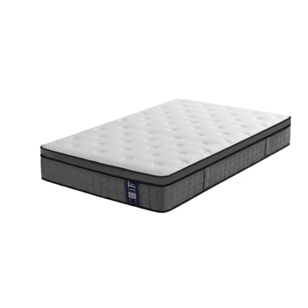 Levitex King Single Mattress 2 Rows Edge Support for Deep Sleep 5-Zone Ergonomic Pocket Spring Breathable Corrugated Sponge Medium Firm 30 cm