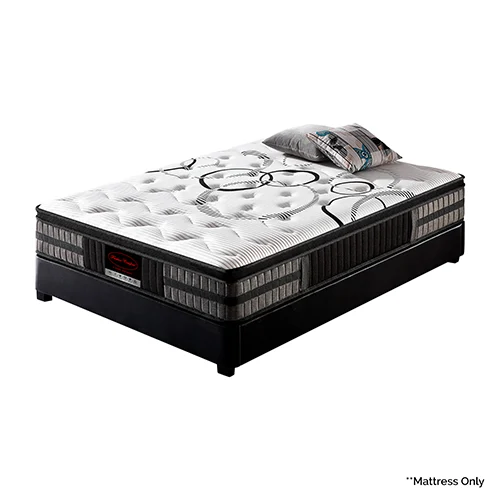 Queen Mattress in Gel Memory Foam Pocket Coil Medium Firm Bed 34 cm Thick