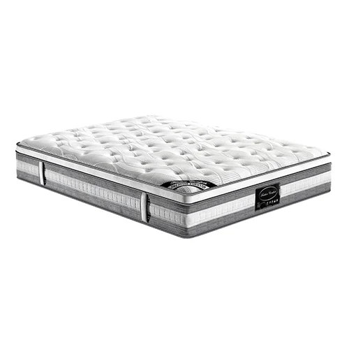 Mattress Euro Top King Single Size Pocket Spring Coil with Knitted Fabric Medium Firm 34 cm Thick