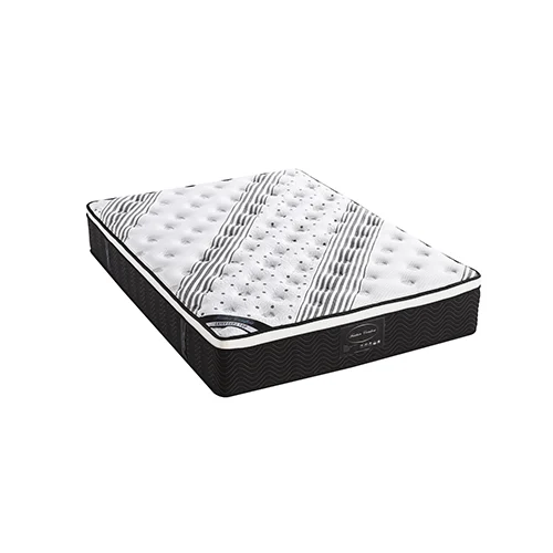Mattress Euro Top Queen Size Pocket Spring Coil with Knitted Fabric Medium Firm 33 cm Thick