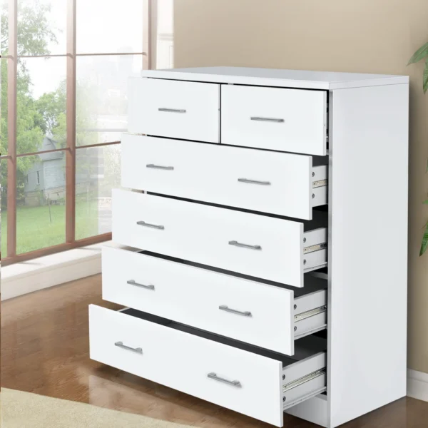 Artiss ANDES Chest of 6 Drawers – White