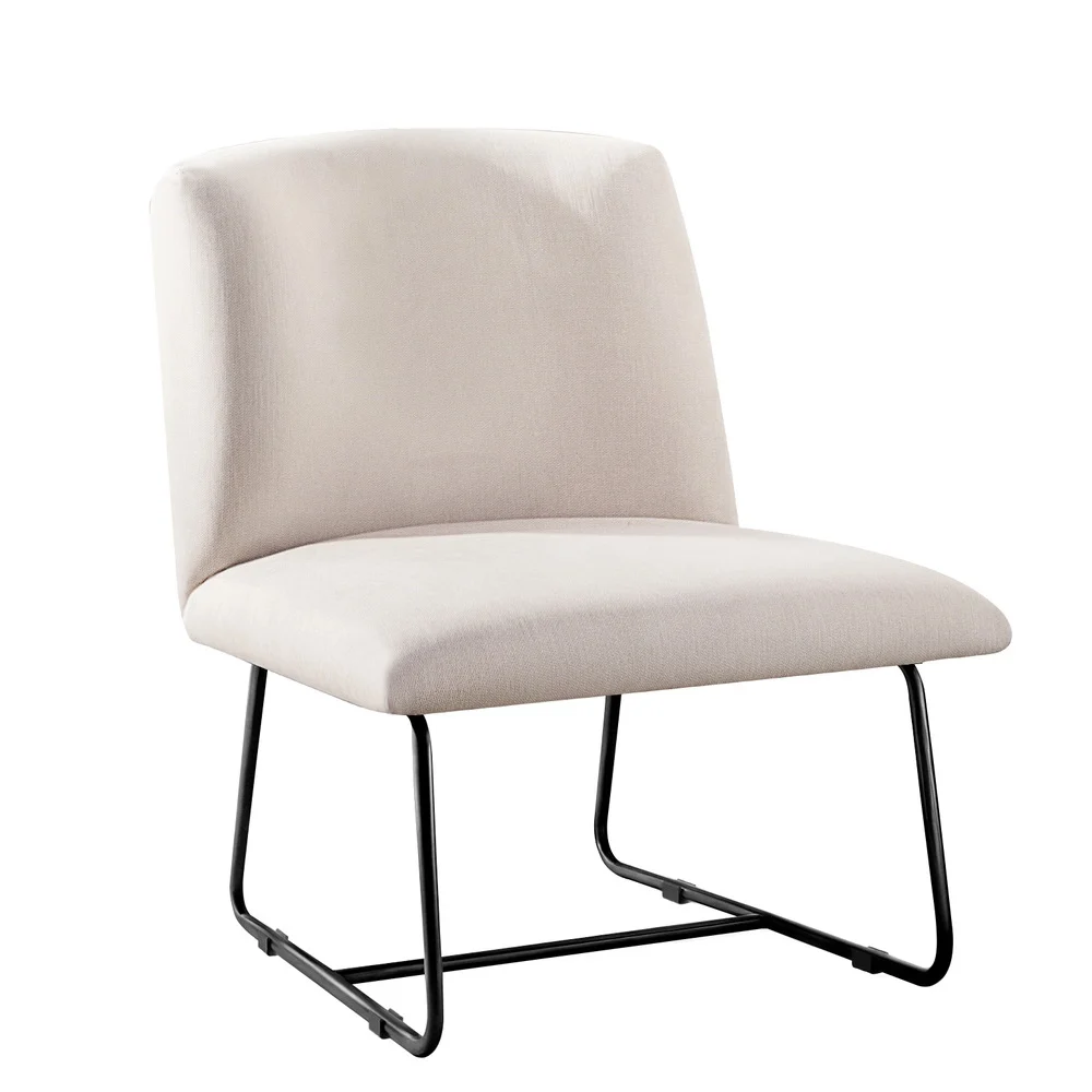 Artiss Accent Chair Armchair Cross Leg – Beige