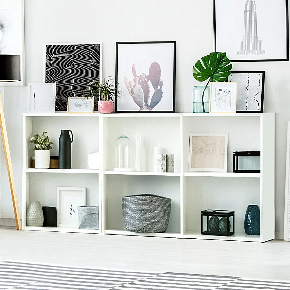 Artiss VENA Bookshelf Set of 3 – White