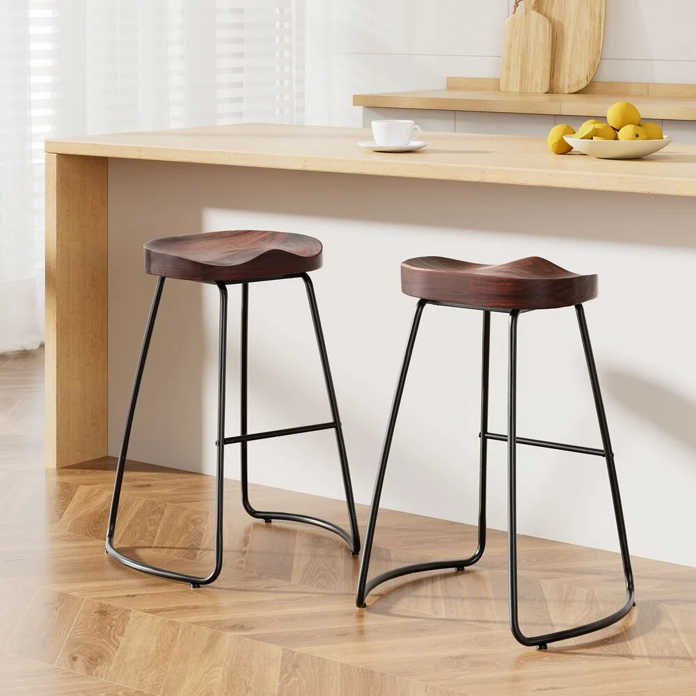 Artiss 2x Bar Stools Tractor Seat 65 cm