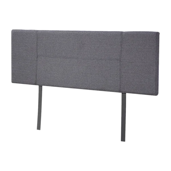Linen Fabric Double Bed Headboard Bedhead – Grey