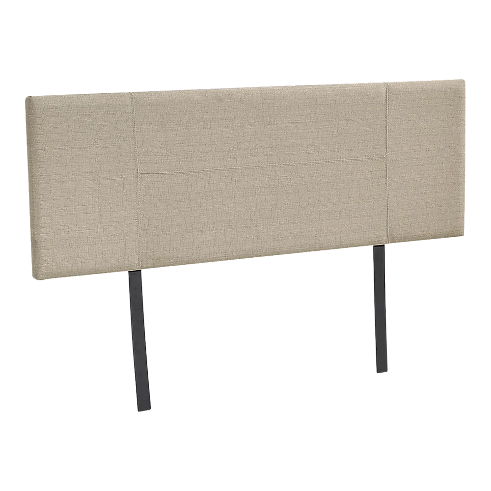 Linen Fabric Double Bed Headboard Bedhead – Beige