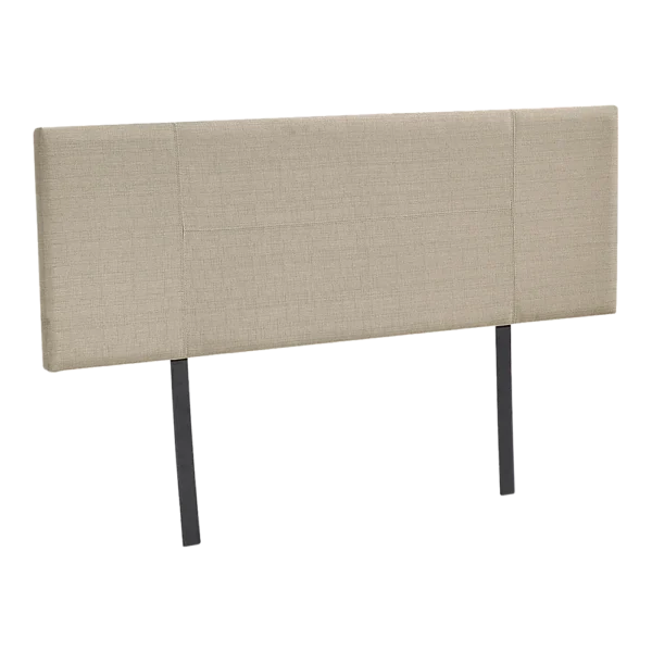 Linen Fabric Double Bed Headboard Bedhead – Beige