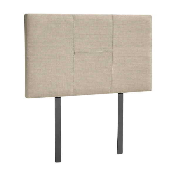 Linen Fabric Single Bed Headboard Bedhead – Beige