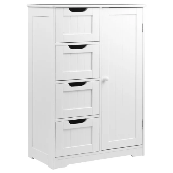 Artiss Bathroom Cabinet Storage Drawers – White