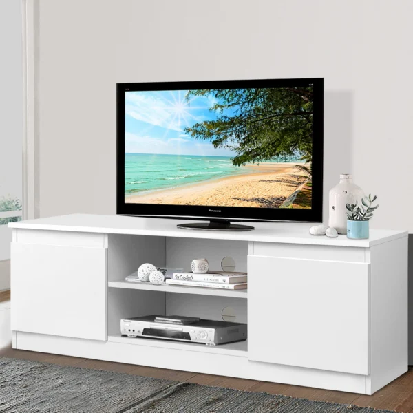 Artiss TV Cabinet Entertainment Unit 120 cm White Anita