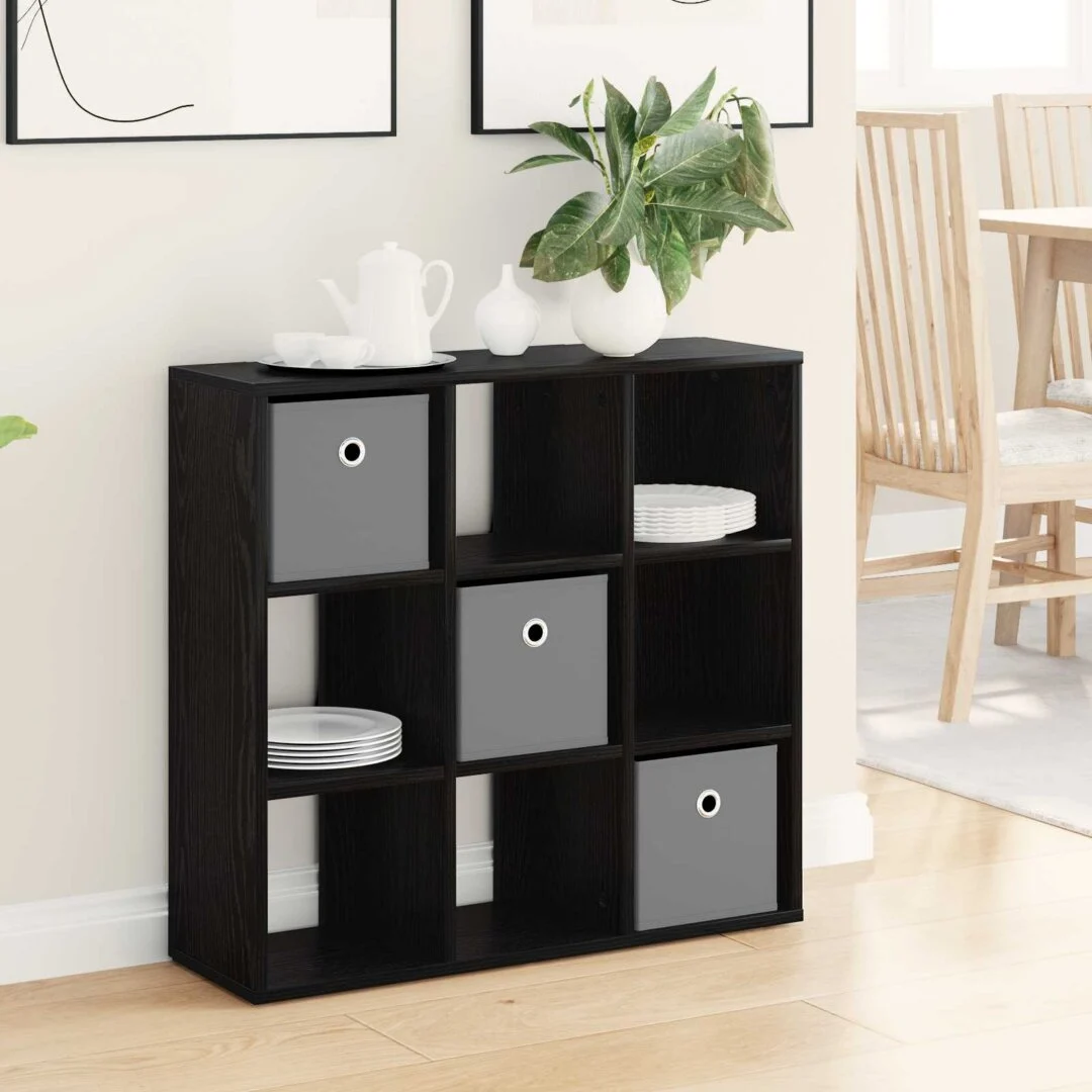 vidaXL Sideboard Black Oak 73.5 x 24 x 69.5 cm