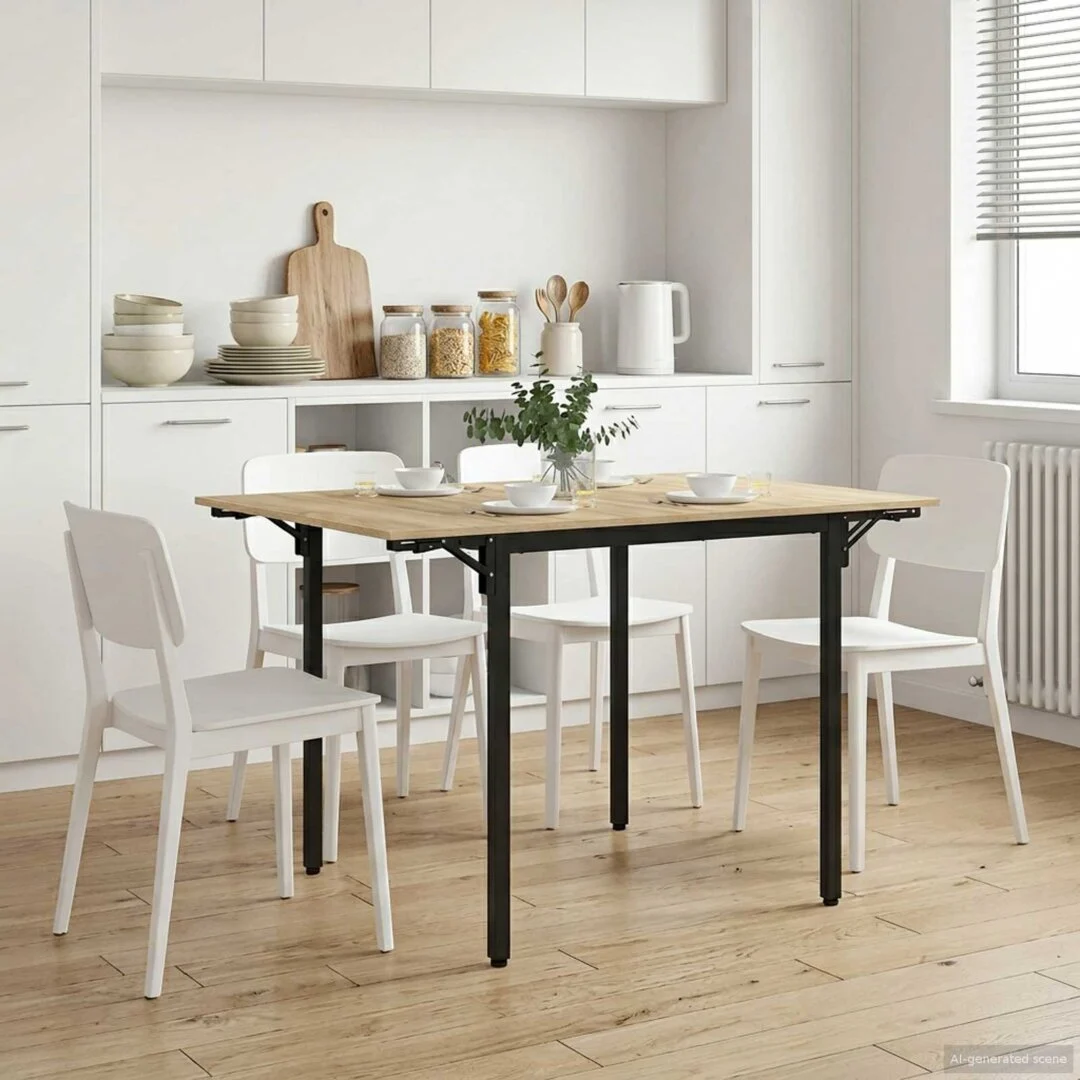 vidaXL Extendable dining table 120 x 81.5 x 75 cm Engineered Wood