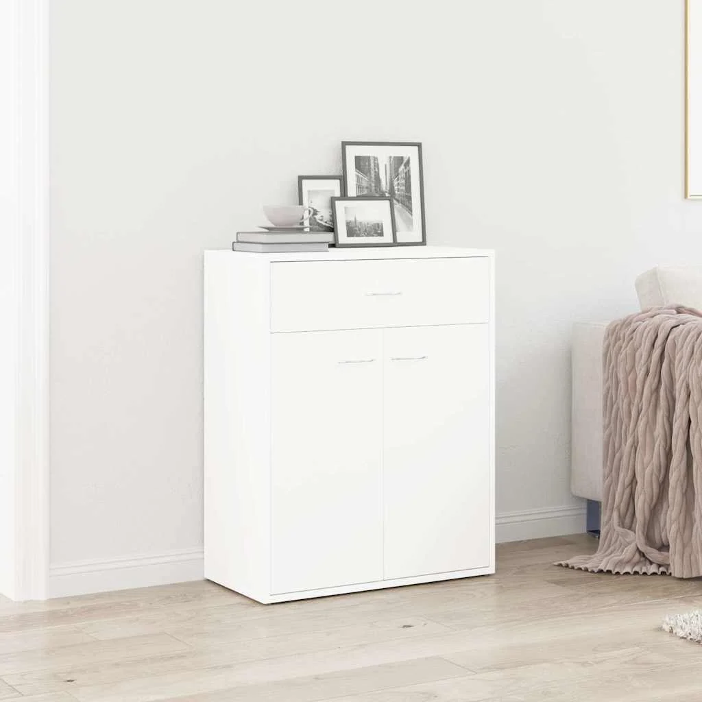 vidaXL Sideboard White 60x30x75 cm Engineered Wood