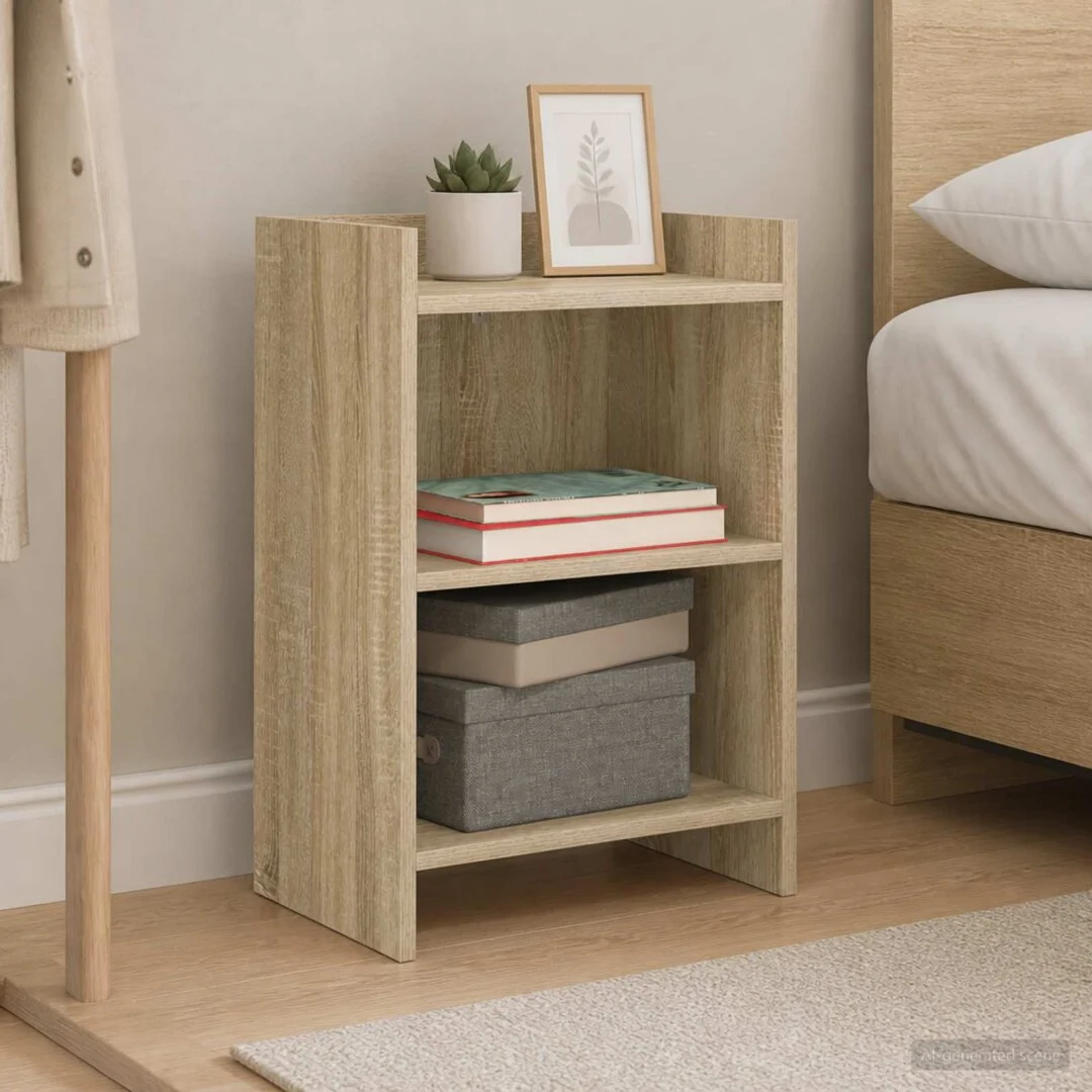 vidaXL Bedside Tables Sonoma Oak 40 x 30 x 60 cm Engineered Wood