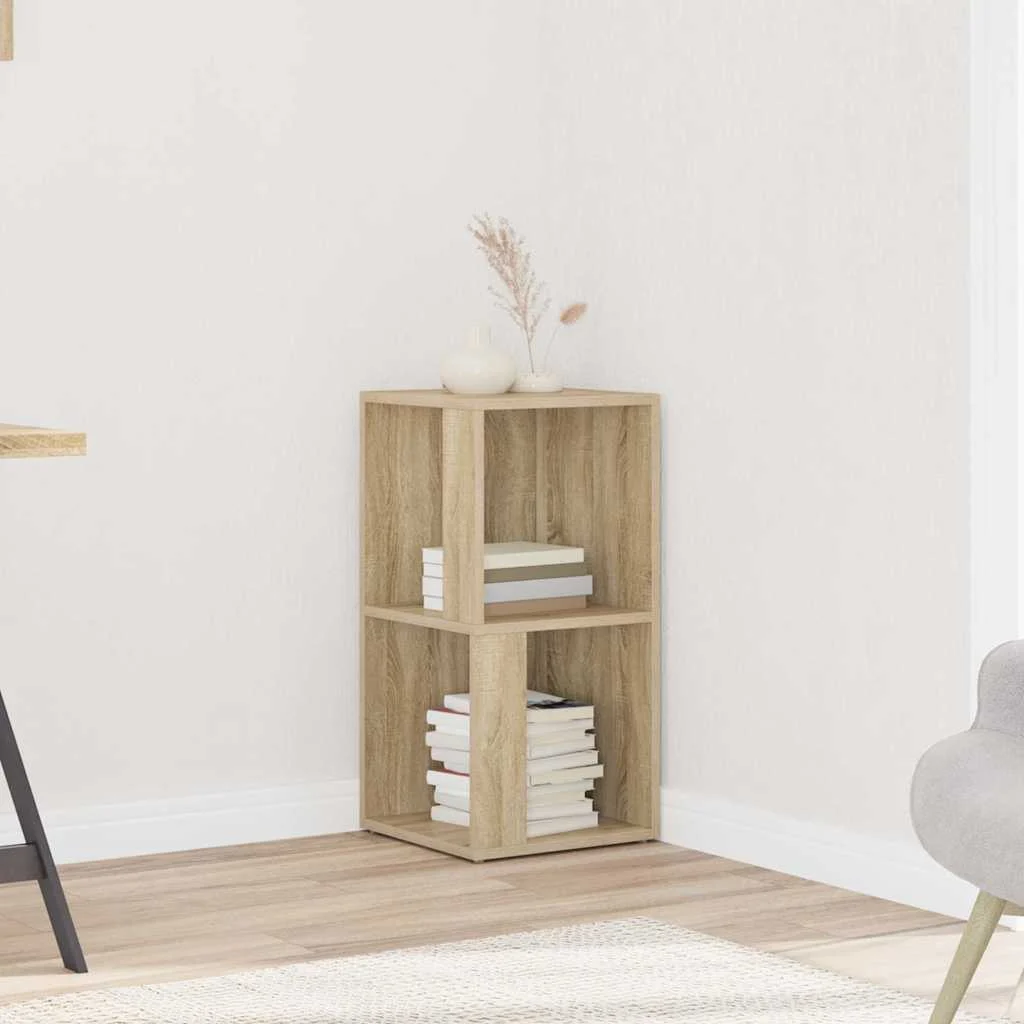 vidaXL Corner Cabinet Sonoma Oak 33x33x67 cm Engineered Wood