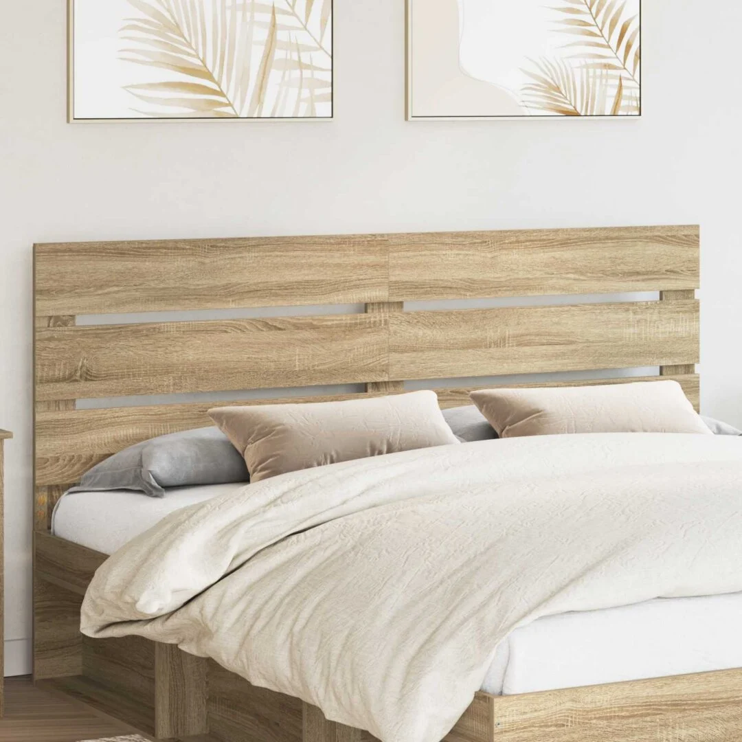 vidaXL Headboard Sonoma Oak Engineered Wood – 183 x 3 x 100 cm