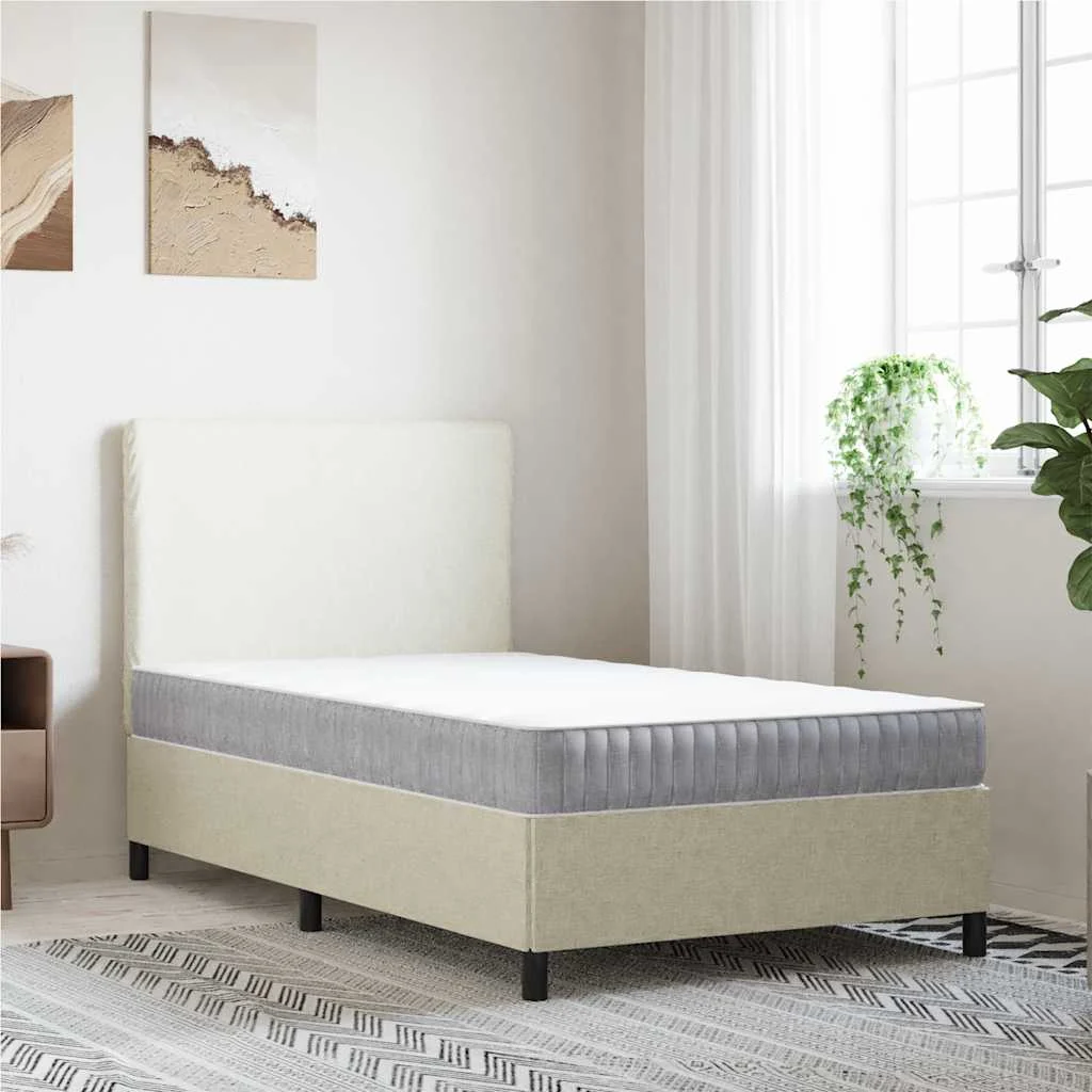vidaXL Pocket Spring Mattress Medium 107x203 cm King Single Size – 19 cm Thick