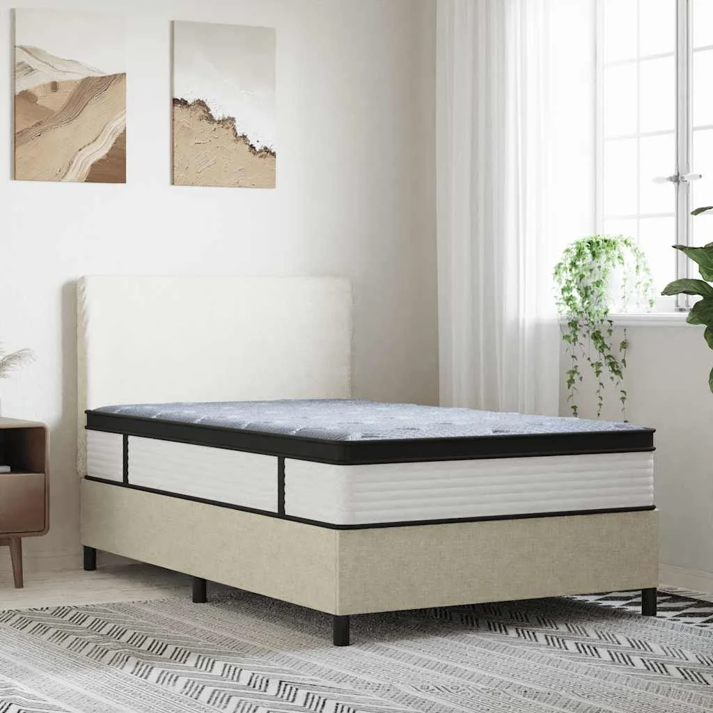 vidaXL Pocket Spring Mattress Medium 107x203 cm King Single Size – 28 cm Thick